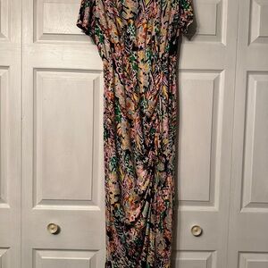 Floral Multicolor Maxi Dress